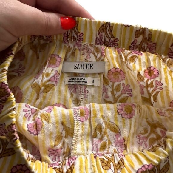 SAYLOR‎ Girls Floral Pajama Bottoms Sz 2 - Picture 4 of 4